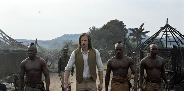 ALEXANDER SKARSGARD as Tarzan arrives in the Congo