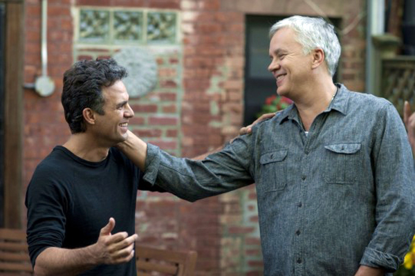 Adam (Mark Ruffalo) and Mike (Tim Robbins) in Thanks for Sharing