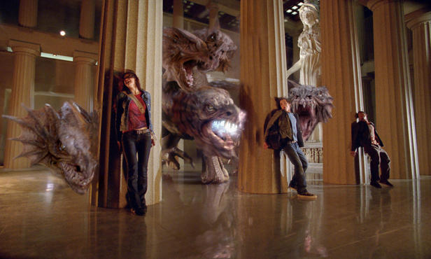 Annabeth, Percy and Grover get a surprise visit