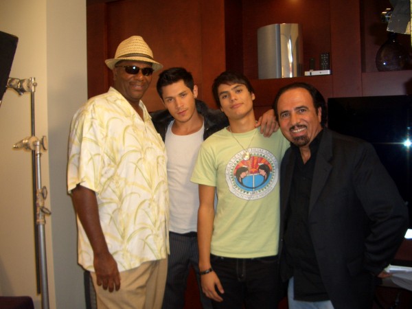 Al McGhee, Alex Meraz (Paul in New Moon), Kiowa Gordon (Embry in New Moon) and John Delia