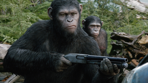 Caesar (Andy Serkis) leader of the Ape Nation