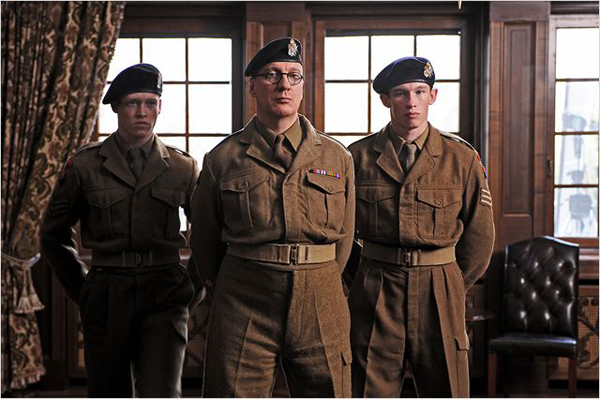 David Thewlis as Sgt Major Bradley (ctr) in Queen and Country