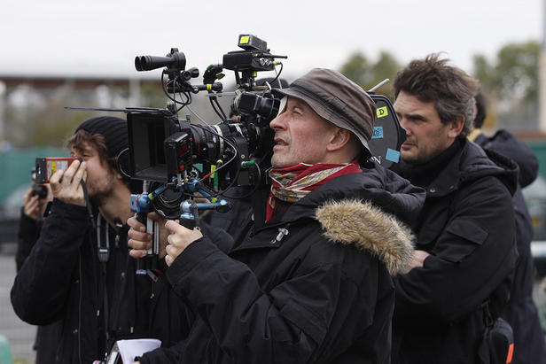 Director Jacques Audiard on the set