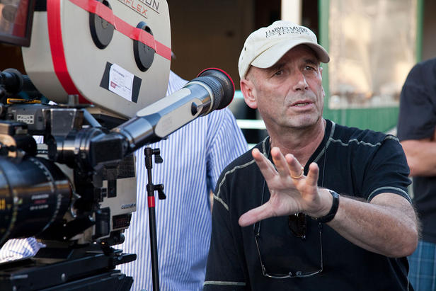 Director Martin Campbell on the set