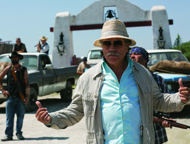 Edward James Olmos as drug warlord Papi Greco