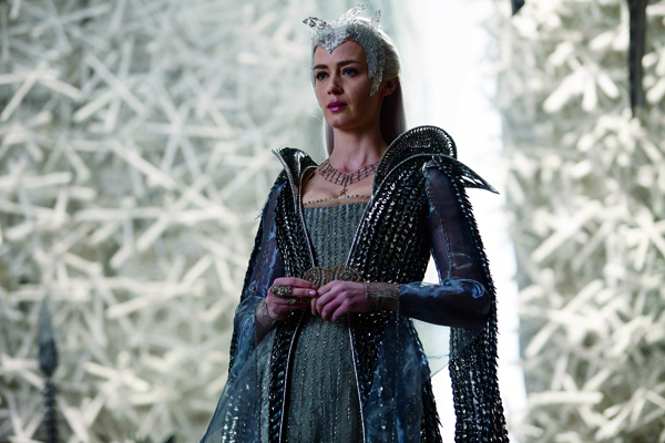 EMILY BLUNT as the Ice Queen Freya