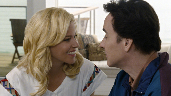 Elizabeth Banks as Melinda and John Cusack as Brian Wilson