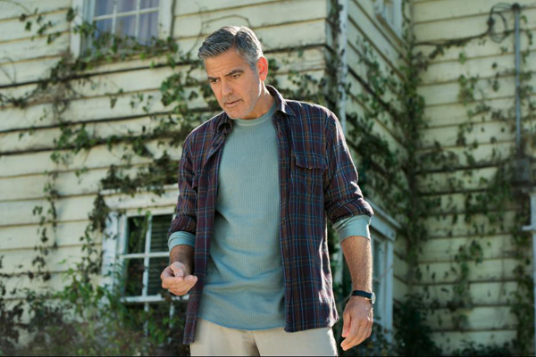 George Clooney as grown up Frank in TOMORROWLAND
