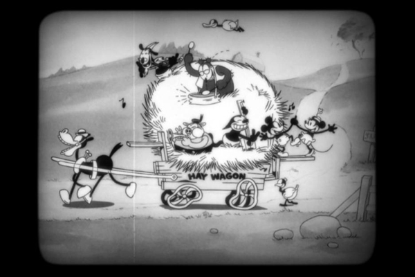 Bonus feature a scene from "Get a Horse"