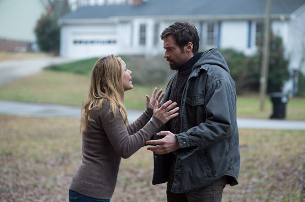 Grace played by Maria Bello and Keller played by Hugh Jackman