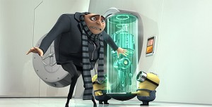 Gru (STEVE CARELL) and his minions try to steal a shrink ray