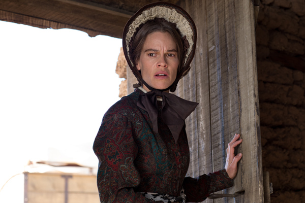 Hillary Swank as Mary in THE HOMESMAN