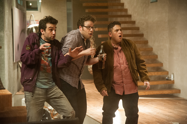 Jay Baruchel, Seth Rogen and Jonah Hill