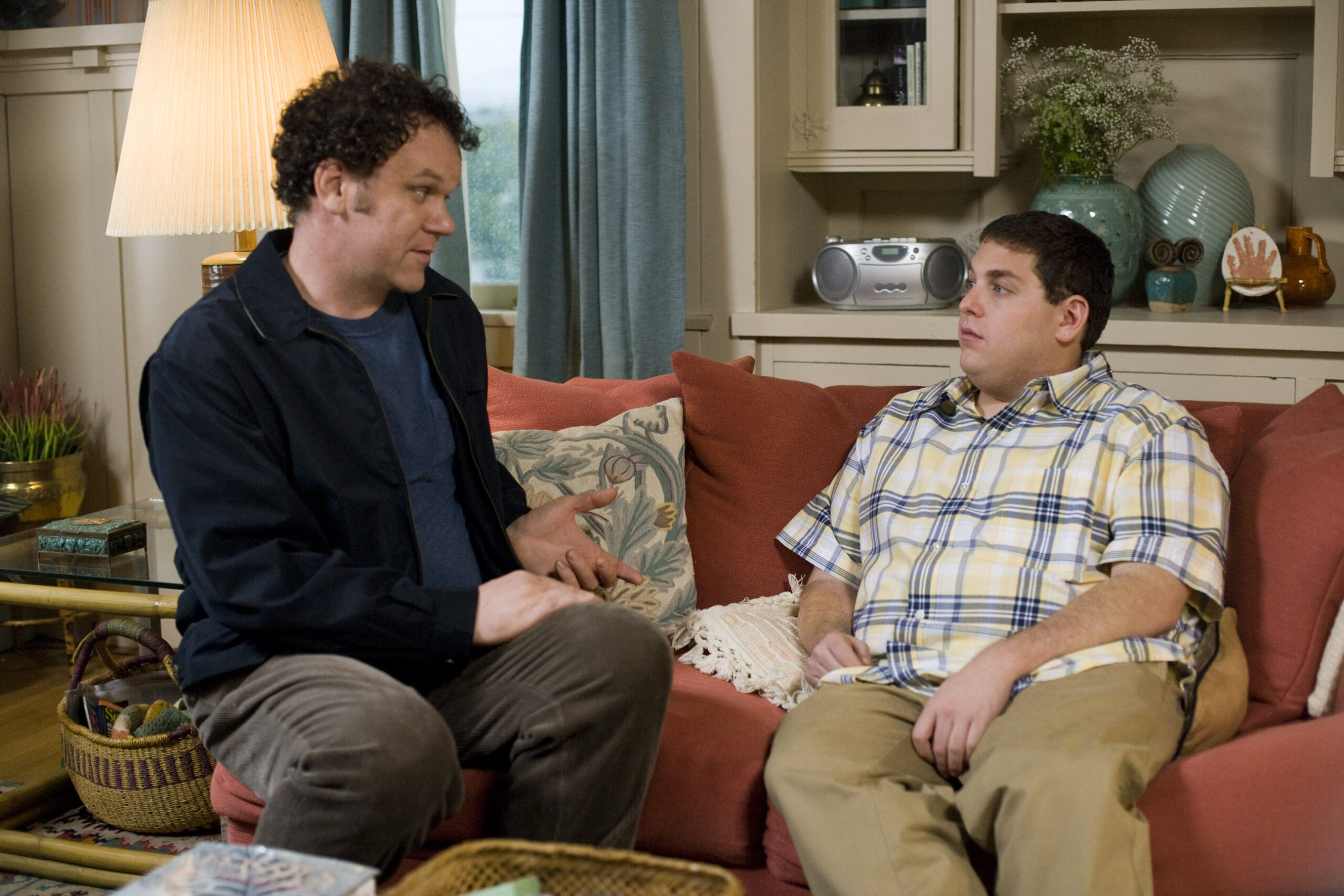 John (Reilly) and Cyrus (Hill) have a man to man chat