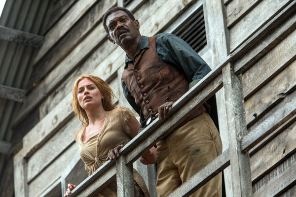 MARGOT ROBBIE as Jane and SAMUEL L JACKSON as George Washington Williams