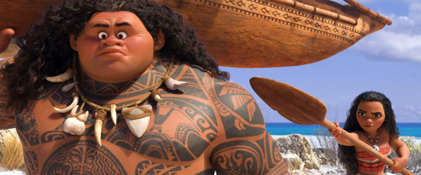 Maui and Moana meet for the first time in Disney's MOANA