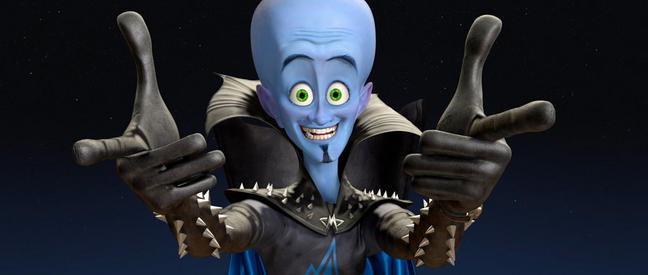 Megamind voiced by Will Farrell