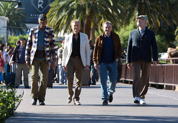 Michael Douglas, Robert De Niro, Morgan Freeman, Kevin Kline in LAST VEGAS