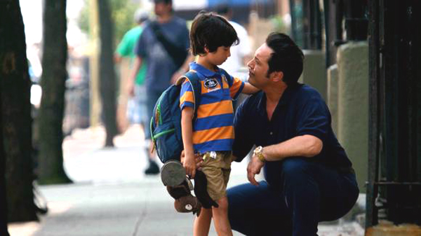 Ray Ray (Joey Dedio)  talks to Nico (Dax Roy) on his first day at his new school