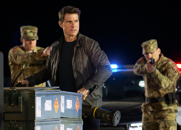 Tom Cruise plays Jack Reacher in Jack Reacher: Never Go Back from Paramount Pictures and Skydance Productions