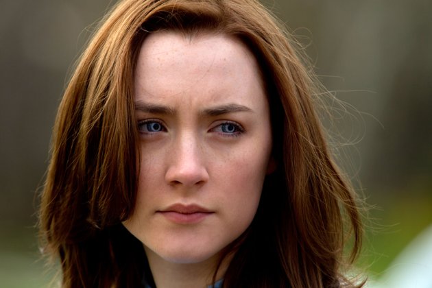 Saoirse Ronan shows her blue glowing eyes as Wanda