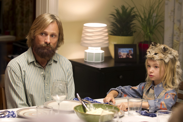 Viggo Mortensen stars as Ben and Shree Crooks as Zaja in CAPTAIN FANTASTIC