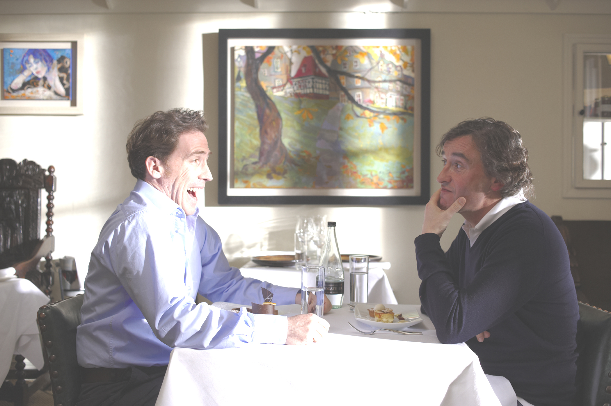 Steve Coogan and impressionist Rob Brydon 