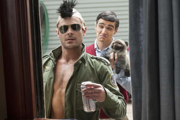 Teddy Sanders (Efron) and Pete (Dave Franco) invite the Radner's to their De Niro party