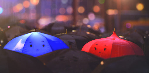 The "Blue Umbrella" short film