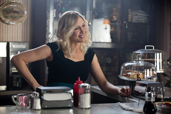 Vera Farmiga plays Samantha Powell the girl Hank left behind
