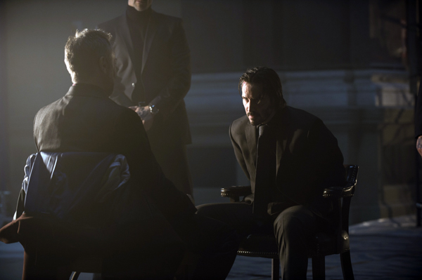 Wick is on the attack in this scene directed by Chad Stahelski