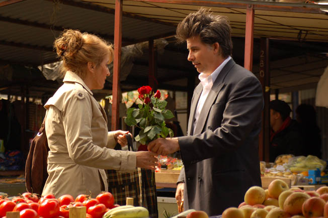 Robert and Olga at a local market