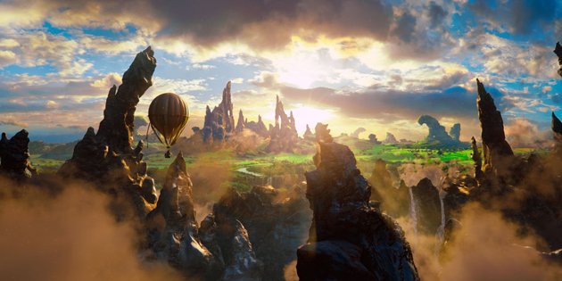 The world of Oz in Oz the Great and Powerful
